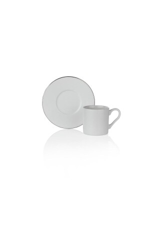 Lustiges Kaffeetassen-Set für 6 Personen, 12-teilig, Platin, 1S2038-08002-PLT01 - 4