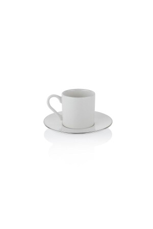 Lustiges Kaffeetassen-Set für 6 Personen, 12-teilig, Platin, 1S2038-08002-PLT01 - 5