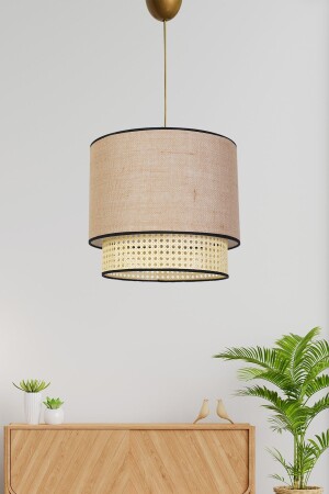 Lustre Pendelleuchte Kronleuchter Beige Creme SH227 - 1