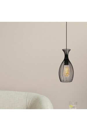 Luti Single Wire Schwarz Moderne Pendelleuchte Küche Wohnzimmer Pendelleuchte Kronleuchter 3365-01-BL - 2