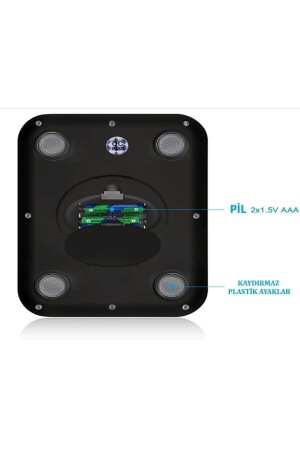 Lux Digitale Küchenwaage, 5 kg, 1 g, Präzisions-Edelstahl, Batterie, Geschenk - 7