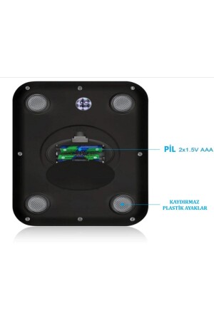 Lux Digitale Küchenwaage, 5 kg, Edelstahl, Küchenwaage mit Batterie, Geschenk - 6