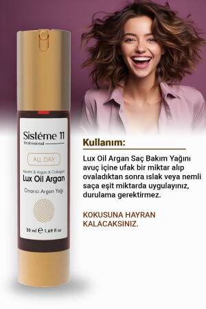 Lux Oil Argan Saç Bakım Yağı 50 ml - 2