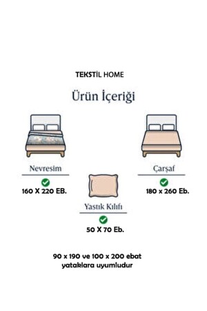 Lüx Otel Serisi Tek Kişilik Lastiksiz Çarşaflı Çizgili Pamuk Saten Nevresim Takımı Beyaz Renk lastiksiz01 - 6