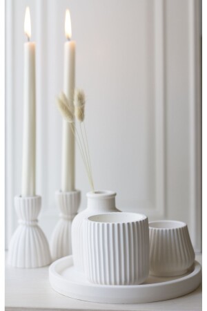 Lux Vase – Kerzenständer-Zubehör und Duftkerzen-Set (DIE KERZENKERZE IST AUSGESCHLOSSEN)! - 2