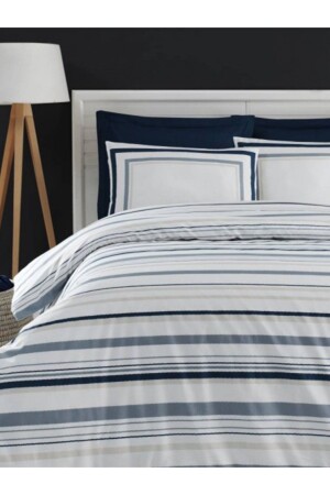 Luxart Çift Kişilik Nevresim Takımı Edna Denım 200x220 0-2309 - Altınbaşak