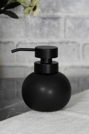 Luxuriöser Flüssigseifenspender aus Keramik, Schwarz 3118 g3118 - 1