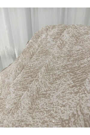 Luxuriöser Sofabezug aus Baumwolle, 170 x 220 cm, Pied Beige. Prägnanter Sofabezug - 2
