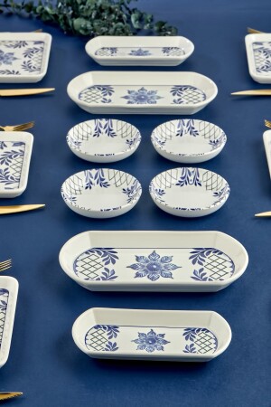 Luxuriöses authentisches Berrak-Frühstücksset mit Keramikfliesen, 14-teilig, für 6 Personen, authentisches Berrak - 3
