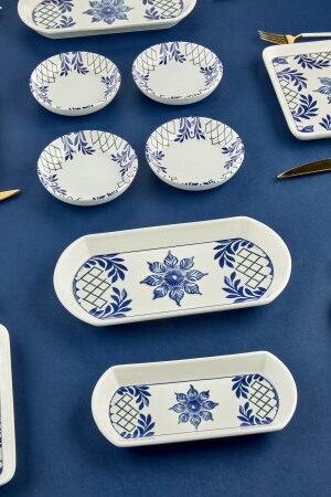 Luxuriöses authentisches Berrak-Frühstücksset mit Keramikfliesen, 14-teilig, für 6 Personen, authentisches Berrak - 7