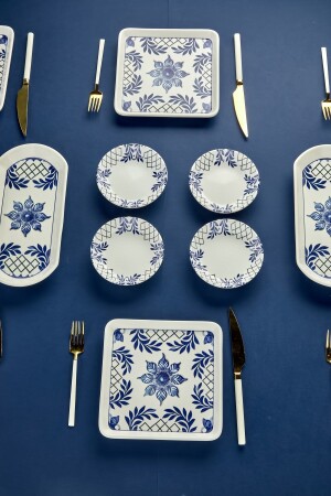 Luxuriöses authentisches Berrak-Frühstücksset mit Keramikfliesen, 14-teilig, für 6 Personen, authentisches Berrak - 8