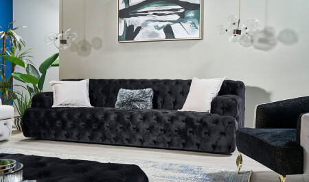 Luxuriöses, luxuriöses Viersitzer-Sofa - 4