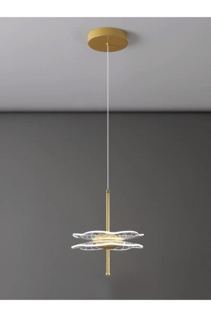 Luxury Exclusive Sarkıt Led Avize Jellyfish Gold Sarı Ledli Avize Kademeli 3 Renk burenze2022-5 - 5