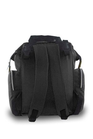 Luxus-Rucksack für Mütter, Damen, Mutter und Babypflege – Schwarz - 3