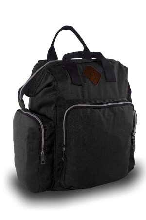 Luxus-Rucksack für Mütter, Damen, Mutter und Babypflege – Schwarz BCANB1002 - 2