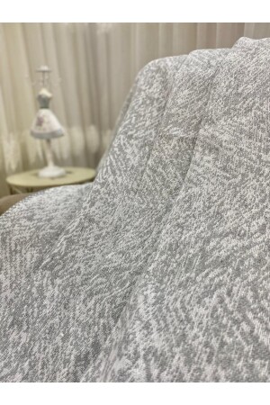 Luxus-Sofa-Bettbezug aus Baumwolle, graue Farbe, 170 x 220, doppelseitig, schweißhemmend, rutschfest, Anti-Sammlung, prägnanter Sofa-Bettbezug aus Baumwolle - 2