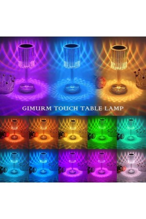 Lw-2 Dekorativer wiederaufladbarer Lampenschirm, Kristall-Diamant-Tischlampe, Touch-romantisches Acryl-LED-Nachtlicht LW-2 - 3