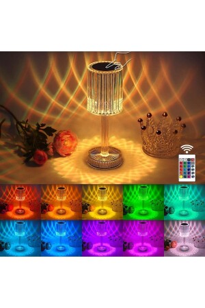 Lw-2 Dekorativer wiederaufladbarer Lampenschirm, Kristall-Diamant-Tischlampe, Touch-romantisches Acryl-LED-Nachtlicht LW-2 - 4