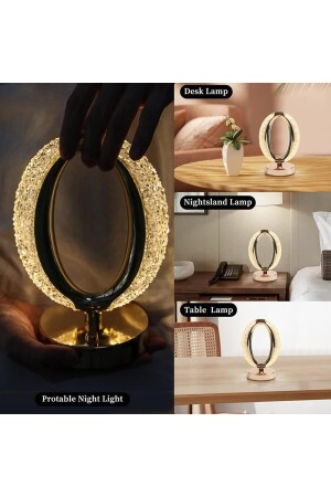 Lw-21 Dekorative wiederaufladbare Kristall-Diamant-Tischlampe, romantisches Touch-Acryl-LED-Nachtlicht LW-21 - 7