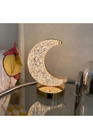 Lw-28 Wiederaufladbare Mondkristall-Diamant-Tischlampe Touch Romantisches Acryl-LED-Nachtlicht LW-28 - 2