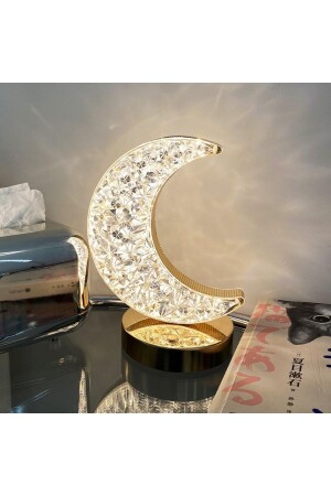Lw-28 Wiederaufladbare Mondkristall-Diamant-Tischlampe Touch Romantisches Acryl-LED-Nachtlicht LW-28 - 5