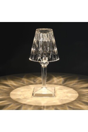 Lw-4 Şarjlı Abajur Kristal Elmas Masa Lambası Dokunmatik Romantik Akrilik Led Gece Lambası - Torima