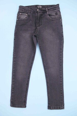 Lycra, verstellbare Taille, schmale Passform, geräucherte Jungen-Denim-Jeans, Jeanshose G30861M31074 - 2