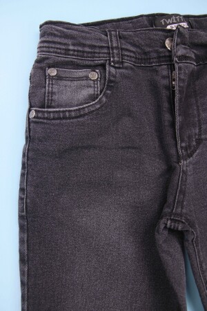 Lycra, verstellbare Taille, schmale Passform, geräucherte Jungen-Denim-Jeans, Jeanshose G30861M31074 - 2