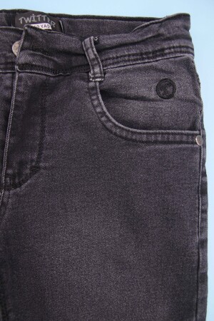 Lycra, verstellbare Taille, schmale Passform, geräucherte Jungen-Denim-Jeans, Jeanshose G30861M31074 - 3