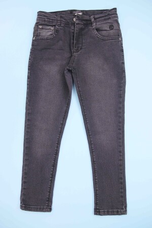 Lycra, verstellbare Taille, schmale Passform, geräucherte Jungen-Denim-Jeans, Jeanshose G30861M31074 - 1
