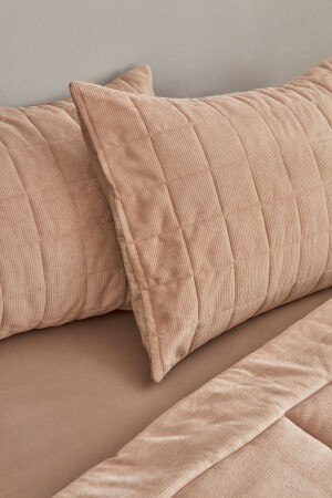 Lydia Double Stripe Comfort Set Beige - 4