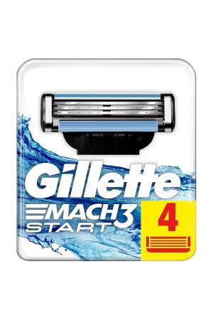 Mach 3 Start Razor 4-teilige Ersatzköpfe - 2