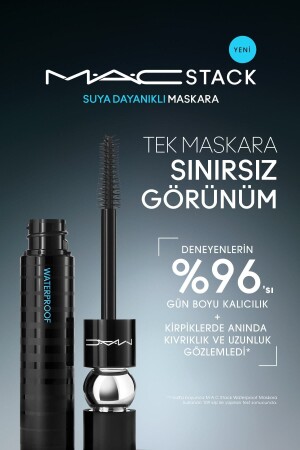 M·a·cstack Waterproof Suya Dayanıklı Maskara - Black Stack - 12ml - 773602613700 - 2