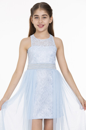 Mädchen-Abendkleid, Perlenstein-Tüll-Mädchen-Abendkleid Ak2229 1-2-10001162 - 3