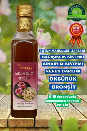 Madenci Şurubu 250ml Vitamin Destek 8 Bitki Özlü - 1