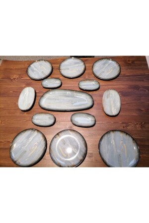 Madera Serisi Kahvaltı Takımı 13 Parça 564564345 - Bonna Porselen