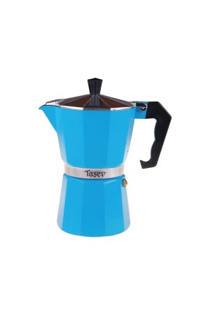 Madre Moka-Kanne 3 Tassen Blau 3480 - 1