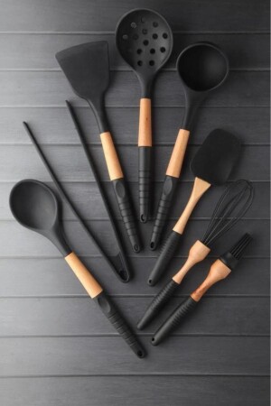 Maestro Black 8 Parça Silikon Servis Seti 13308 - Perotti