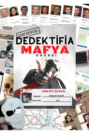 Mafia-Fall – Den Verbrecher finden – Ungelöste Fälle – Mysteriöses Detektivspiel – Mordspiel - 2