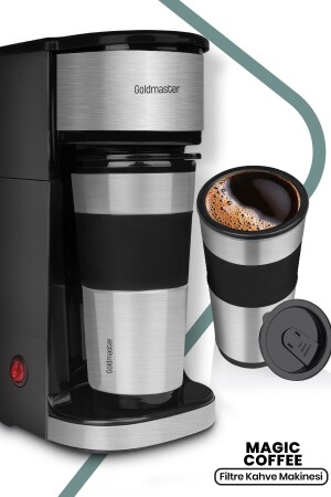 Magic Coffee Persönliche Filterkaffeemaschine mit Thermobecher In-6310 IN-6310 - 1