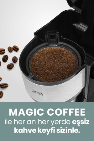 Magic Coffee Persönliche Filterkaffeemaschine mit Thermobecher In-6310 IN-6310 - 6