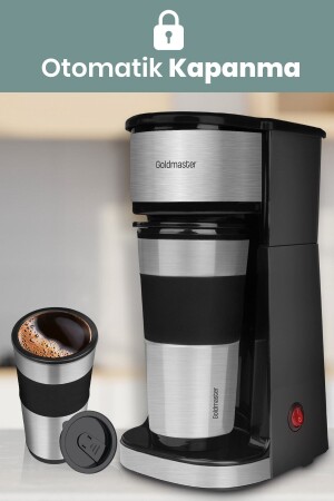 Magic Coffee Termos Bardaklı Kişisel Filtre Kahve Makinesi In-6310 IN-6310 - 3