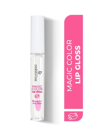 Magic Color Lip Gloss | Renk Değiştiren | Nemlendirici Etkili | Parlak Görünümlü | Kalıcı Etkili - Dermavise