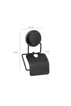 Magic Fix Sihirli Yapışkan Siyah Kapaklı Tuvalet Kağıtlık MGS-712 - 3