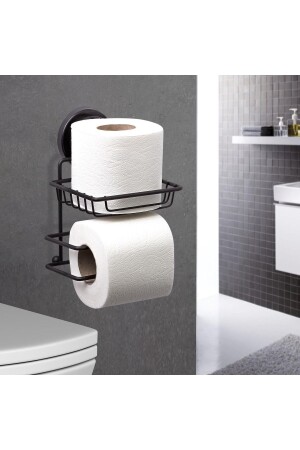Magic Fix Sihirli Yapışkan Siyah Yedekli Wc Kağıtlık MGS-714 - Okyanus Home