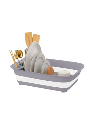 MNZ-Magic Folding Dish Rack Plate Rack 041093 - HOBBY LİFE