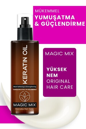 Magıc Mıx Aşırı Yıpranmış Saçlar Için Keratin Yağı 110 ml - 6