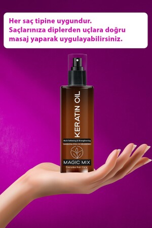 Magıc Mıx Aşırı Yıpranmış Saçlar Için Keratin Yağı 110 ml - 7