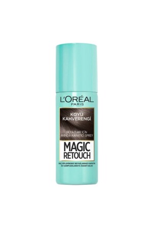 Magic Retouch Beyaz Saçlar için Kapatıcı Koyu Kahverengi Saç Spreyi 75 ml - 1