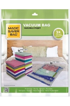 Magic Saver Bag 5-teiliges Vakuumbeutel-Set (3 L 2 XXL) 110349-T5-P-M-019 - 2